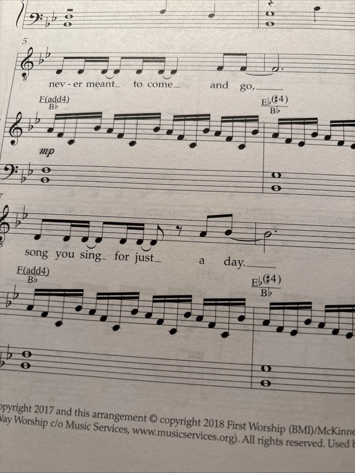 Forever, Christmas LifeWay Worship, New SATB 18 pages - Image 3 of 3