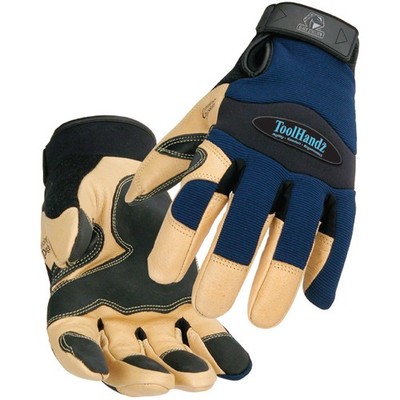 Black Stallion 99ACE-P ToolHandz Grain Pigskin Mechanic's Gloves Reinf X-Large