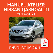 Manuel Atelier Nissan Qasqai J11 2013-2021 Revue Technique Français RTA CD PDF