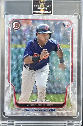 🔥 Jose Ramirez (RC) 2014 Bowman  Silver Ice #176 MINT!  RARE!! Rookie Card!