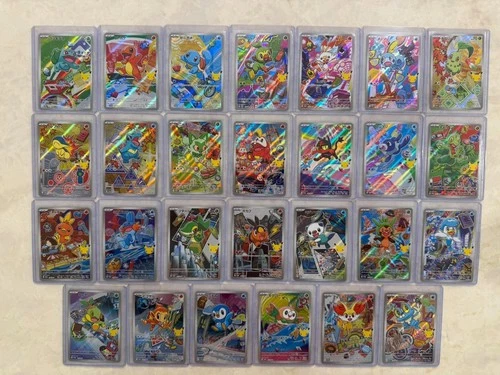 Pokemon 30th Celebration Starter Promo 27 Card Complete Set Sealed Japanese TCG - product listing photo