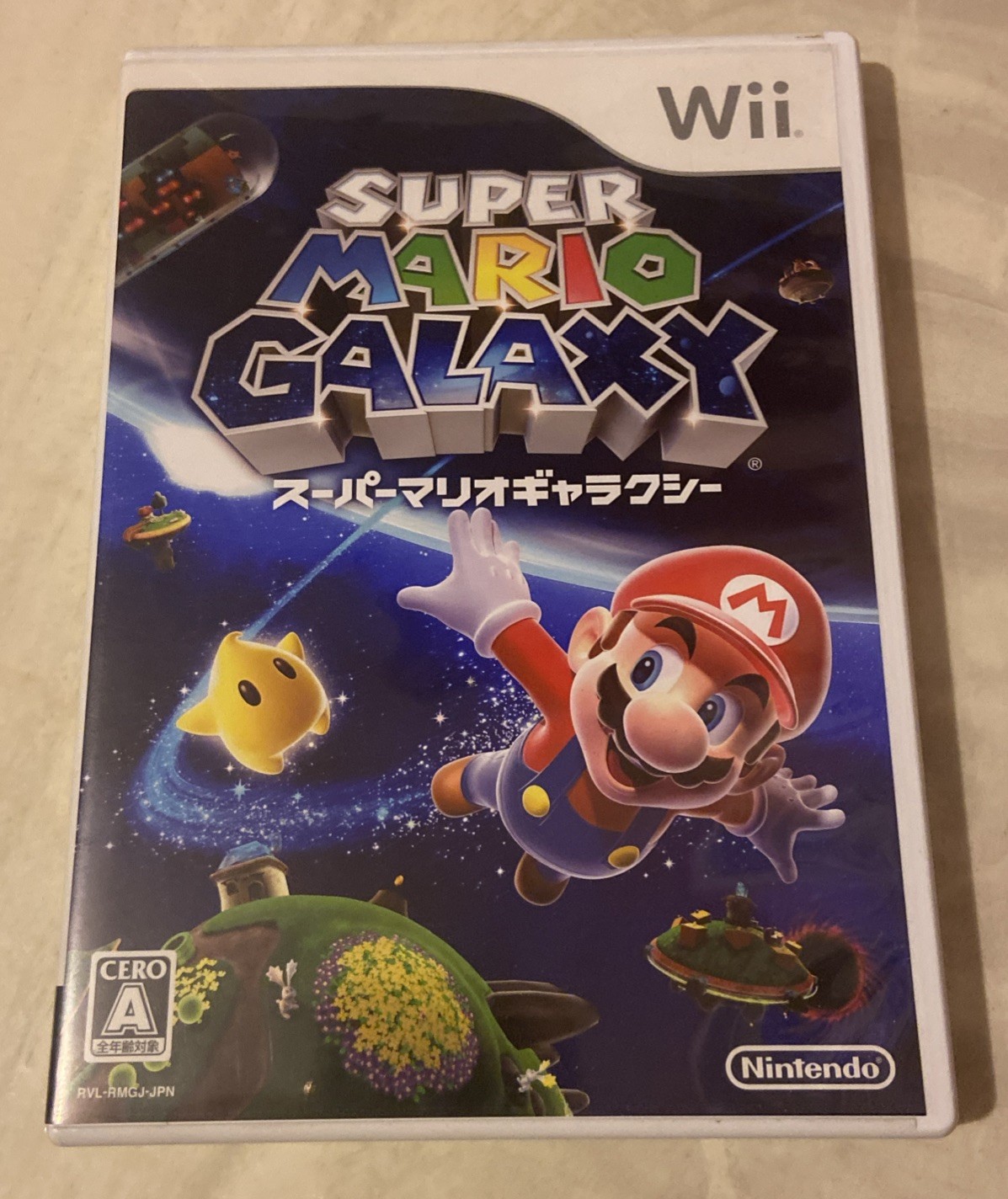 Super Mario Galaxy Nintendo Wii Japanese Import NTSC-J