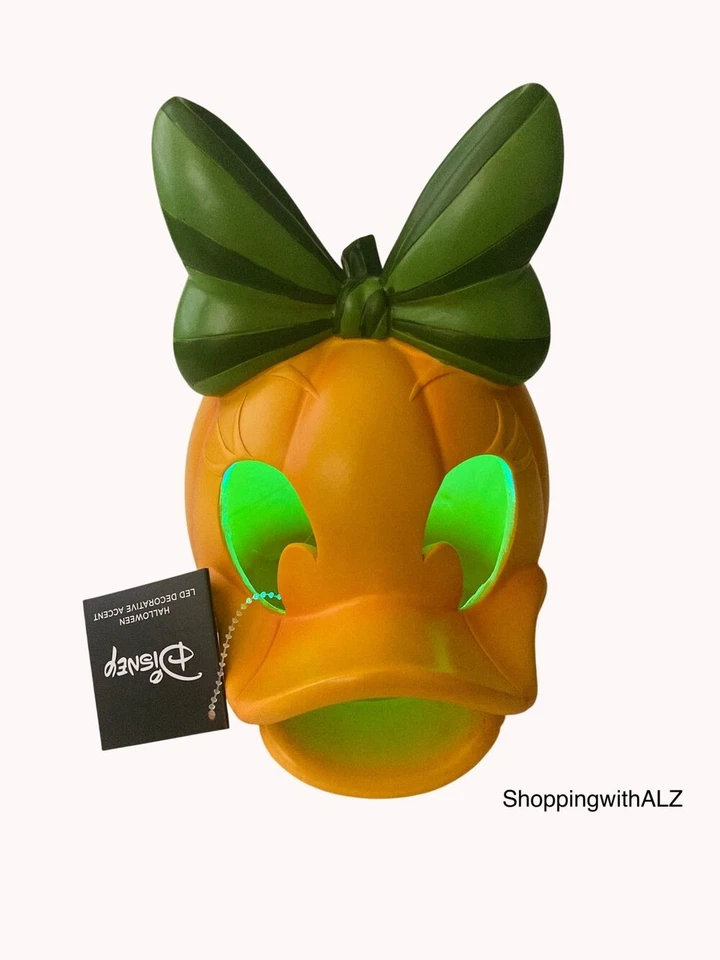 NEW Celebrate Together Disney Daisy Duck LED Pumpkin Table Decor Halloween - Image 1 of 4