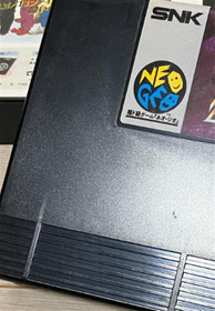 SNK Neo Geo AES ROM Cartridge Fighters History Dynamite With Manual & Box Tested