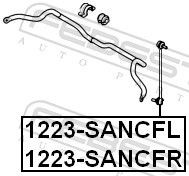 Febest Radbolzen 0284-002-PCS10 für INFINITI  passend für NISSAN