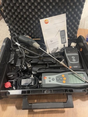 Testo 327-1 Flue Gas Combustion Analyzer Kit w/ Printer 0554 0549 CO O2 CO2 HVAC