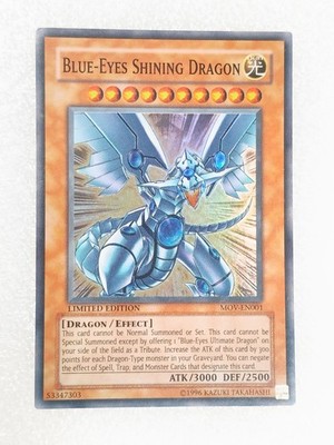 Yu-Gi-Oh! Blue-Eyes Shining Dragon MOV-EN001 Limited Edition – LP