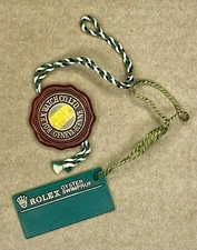 ROLEX Green Swing Tag Red Seal for FULL SET GMT MASTER PEPSI 16750 Jubilee 1990s
