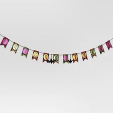 6 Paper Halloween Garland Trick Or Treat Hyde EEK Boutique M60