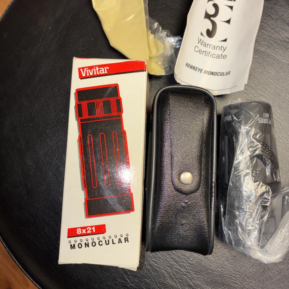 Vintage 1995 Marlboro Unlimited Vivitar 8 X 21 Monocular Scope New Open Box - Image 3 of 4