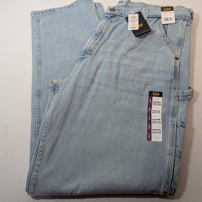 Lee Legendary Carpenter Pants Men's 36x34 Union Fade Denim Jeans