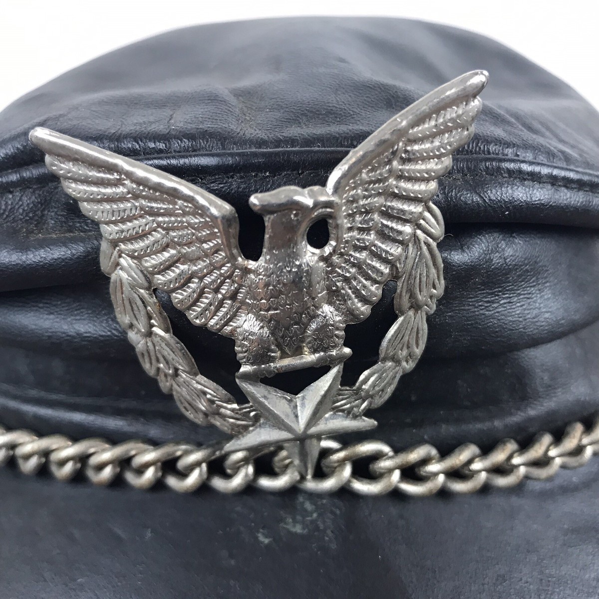 帽子 vintage leather damage hunting cup  used 帽子 vintage leather damage hunting cup used 帽子 vintage