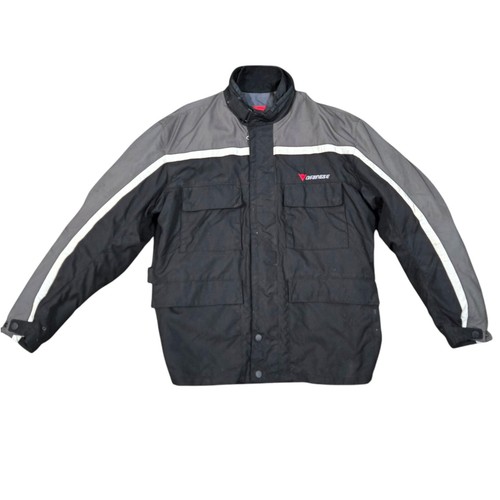 Dainese Men's Waterproof Safety Jacket Size 56 w/ Back Protector Padded Elbows - Picture 3 of 13