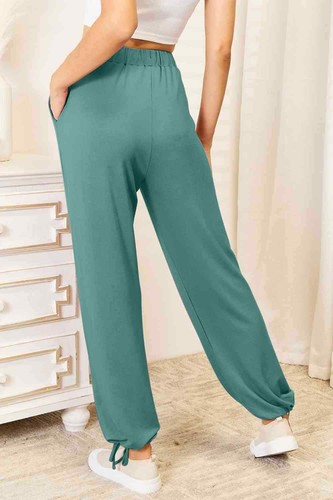 Basic Bae Full Size Soft Rayon Drawstring Waist Pants with Pockets - Bild 4 von 15