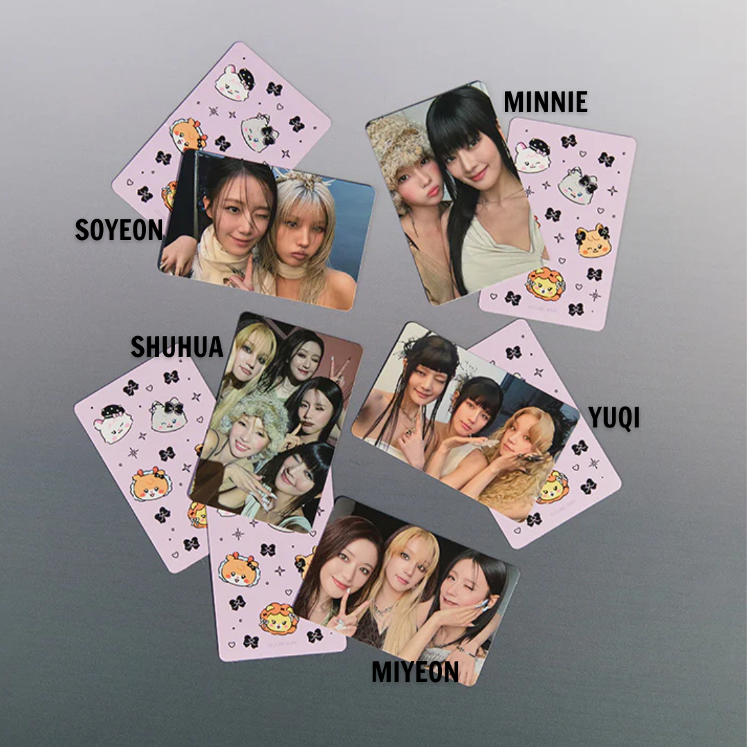 GIDLE IDLE Weare kpop together トレカ ５枚セット Kpop GIDLE 2th Mini Album We Are idle Card Set Special Card KPOP