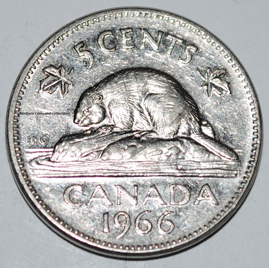 Canada 1966 5 Cents Elizabeth II Canadian Nickel Five Cent | eBay