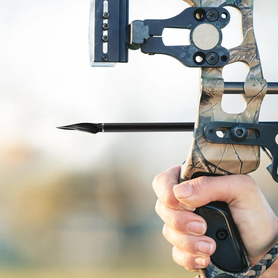 150gr Archery Arrowheads Hunting Broadheads Screw Tips Arrow Points Bow Shooting - Image 4 of 4