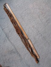 Vintage 1960s Style Macrame Rope Plant Hanger 50"