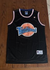 Tune Squad Space Jam NBA Champion Jersey 1 Bugs Embroidered L