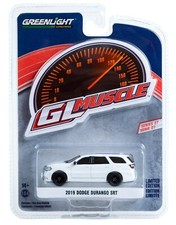 1:64 GreenLight GL MUSCLE R27 White Blue Stripes 2019 Dodge Durango SRT NIP