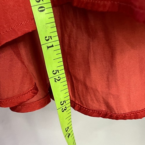 ¡Nuevo! Vestido Banana Republic Factory Twist Front MIDI Óxido Satén Sensación Talla 16ALTO - Imagen 14 de 23