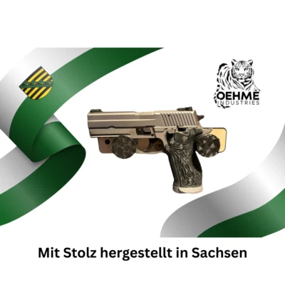 OEHME INDUSTRIES extrem starker magnetischer Kurzwaffenhalter "Pro" für den Waffenschrank