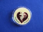 SilverTowne Be My Valentine Enameled Silver Art Medal P2766
