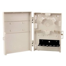 Molex Compact Wall Mount Box for Optical Fiber, 6-port SC style, Unloaded