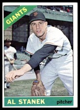 1966 Topps #437 Al Stanek  San Francisco Giants VG-VGEX