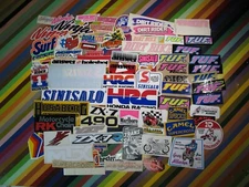 vtg 1990s+ Motocross MX cycle sticker - Answer AXO Motocross Action Tuf Racing +
