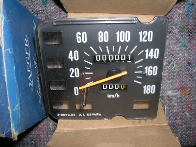 Renault 5 LS-R5 TS Pair Counter-Tachometer Jaeger New Genuine Stylish