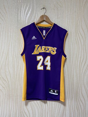 LOS ANGELES LAKERS BASKETBALL SHIRT JERSEY ADIDAS KOBE BRYANT sz