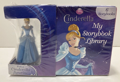 Disney Cinderella My Storybook Library with Cinderella Figurine - by Parragon