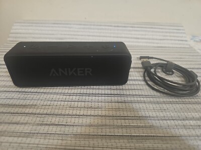 Anker Soundcore Portable Bluetooth Speaker Stereo Bass Model A3105 With  Cord