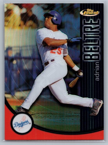 /499 2001 Topps Finest - Adrian Beltre #101 Refraktor - HOF NM-MT