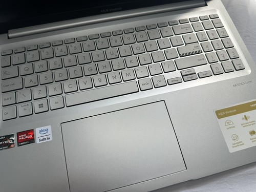 ASUS Vivobook 16X 16in AMD Ryzen 5 5600H 16GB 512GB SSD Laptop M1603Q - Silver - Afbeelding 3 van 9