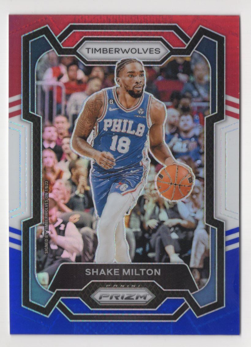 RC AUTO】SHAKE MILTON 76ERS PANINI SHAKE MILTON 18-19 PANINI