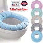 Washable Soft Bathroom Toilet Seat Cover Pad Cushion Closestool Warmer Cover Mat