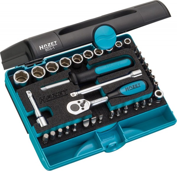 Hazet SteckschlüSselsatz Metrisch 1/4 Zoll 6,3Mm 36-Teilig 853-1-image