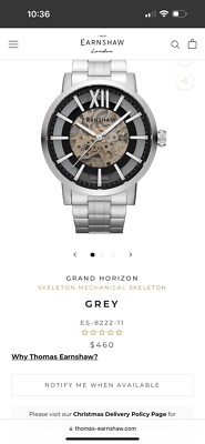 Earnshaw Men s Watch