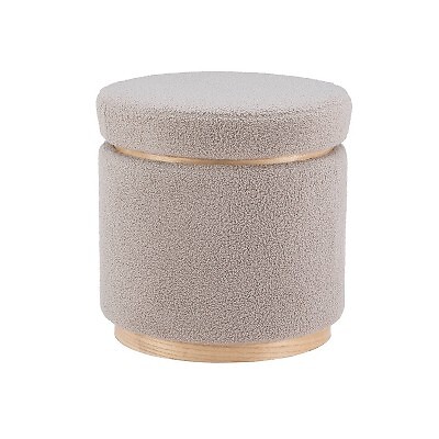Пуфик для хранения Blanche Серый - Линон