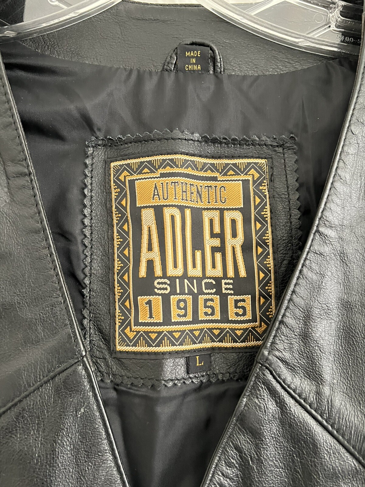 Adler Authentic 5 Button Front 2 Open Pockets Bla… - image 3