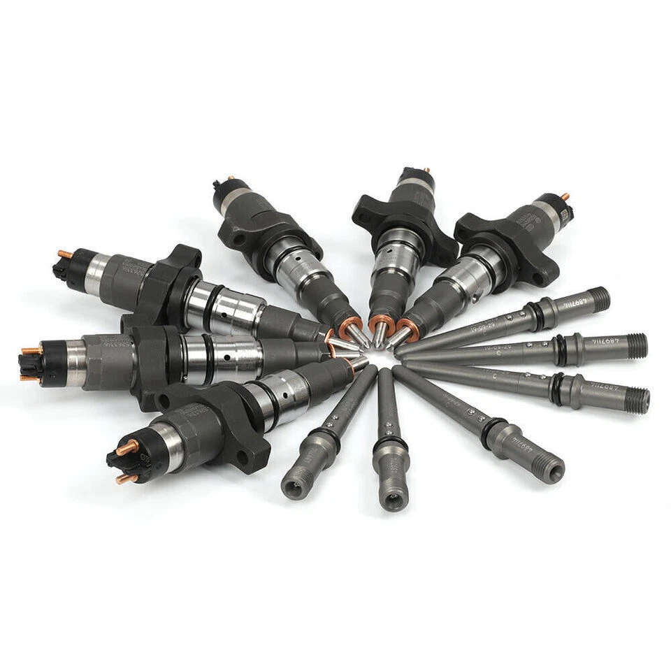 6X Cummins 5.9L Fuel Injectors For 2003-04 Dodge Ram 2500 3500 Diesel 5263318 - Imagem 2 de 4