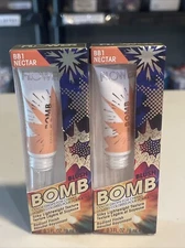 Lot of (2) Flower Beauty Blush Bombs Color Drops for Cheeks NECTAR