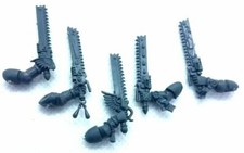 Warhammer 40K x5 Space Marines Blood Angels Death Company chainswords