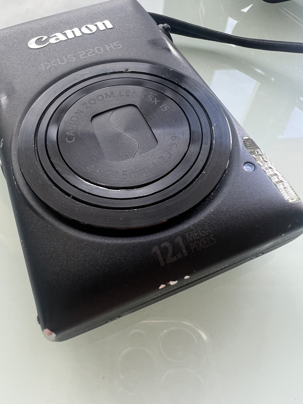 Canon IXUS 220 HS Digital Camera Black 12.1MP with Charger eBay