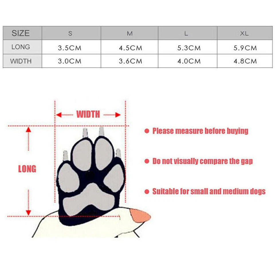 4 un. Calcetines antideslizantes para perros al aire libre botas impermeables zapatos para perros protector de patas Foto 2 de 4