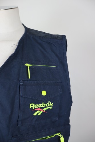 Reebok Chaleco Sin Mangas Hombre Talla XL Casual Vintage Jacket - Imagen 2 de 8