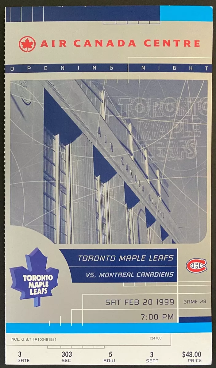 Toronto maple leafs store air cheap canada centre
