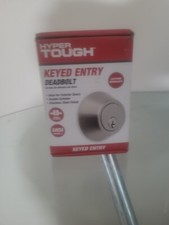 Hyper tough keyed entry deadbolt lock
